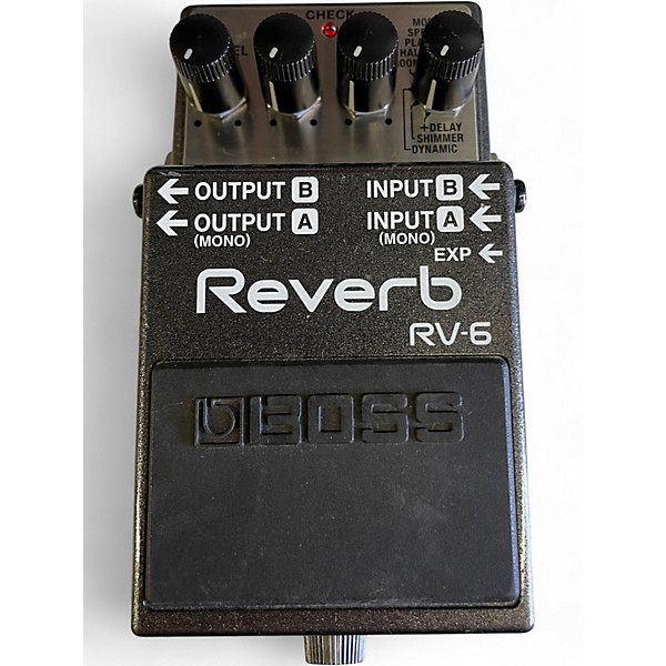 Used BOSS RV6 Digital Reverb Effect Pedal