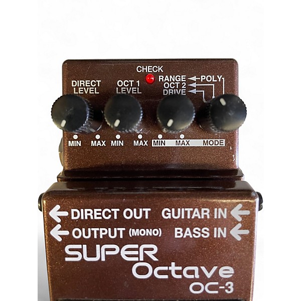 Used BOSS OC3 Super Octave Effect Pedal