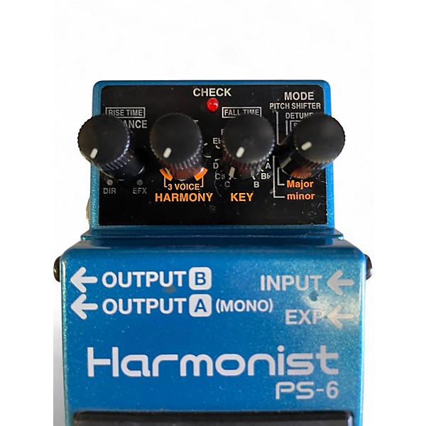 Used BOSS PS6 Harmonist Effect Pedal