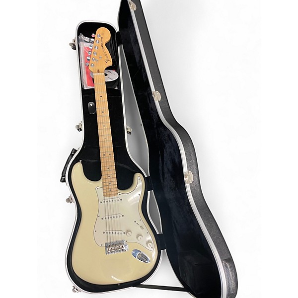 Used Fender American Special Stratocaster Pearl White Solid Body Electric Guitar