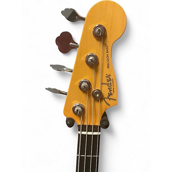 Used 2024 Fender American Professional II Precision Bass Olympic White Electric Bass Guitar