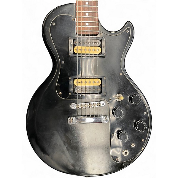 Vintage 1980s Gibson Sonex-180 Custom Black Solid Body Electric Guitar