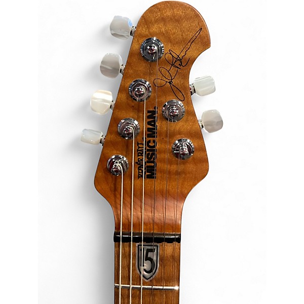 Used Ernie Ball Music Man JP15 John Petrucci Signature Cerulean Blue Solid Body Electric Guitar