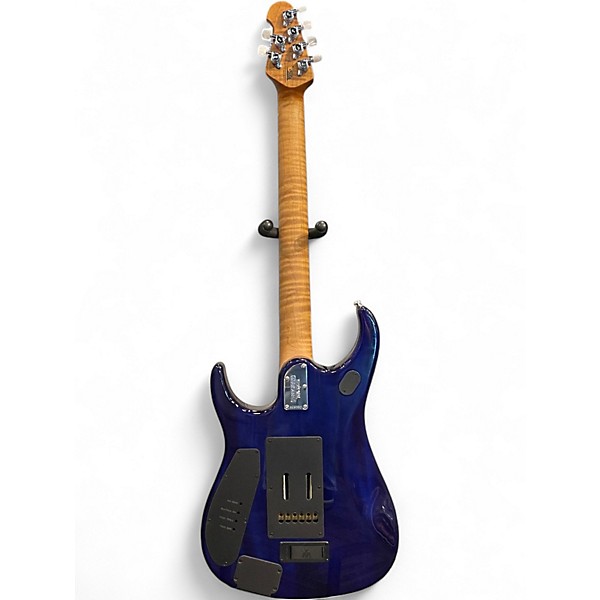Used Ernie Ball Music Man JP15 John Petrucci Signature Cerulean Blue Solid Body Electric Guitar
