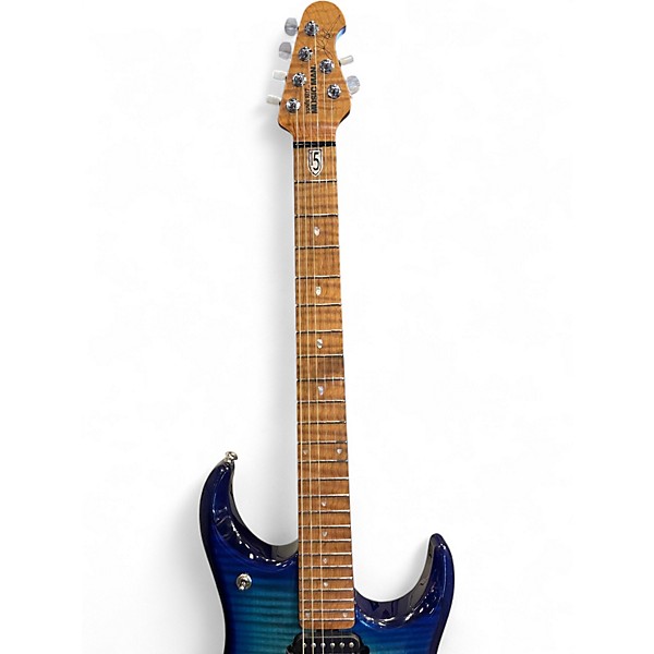 Used Ernie Ball Music Man JP15 John Petrucci Signature Cerulean Blue Solid Body Electric Guitar
