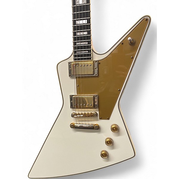 Used Epiphone Lzzy Hale Explorer White Solid Body Electric Guitar