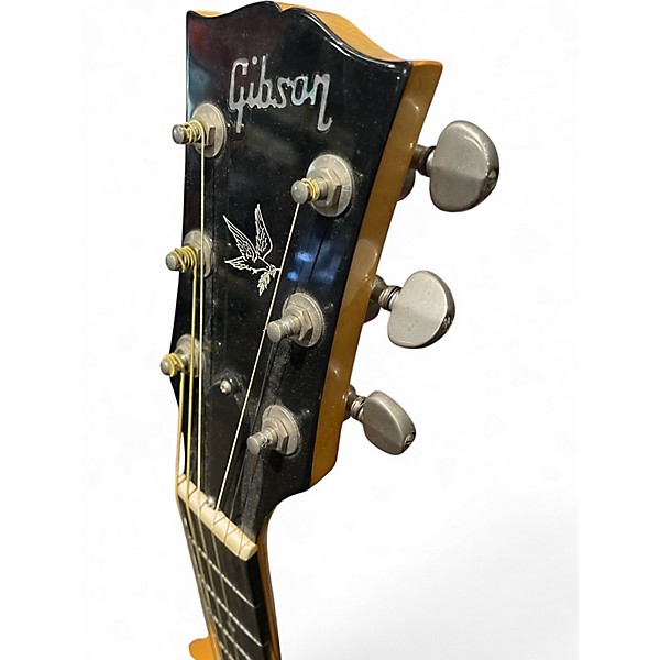 Vintage 1970s Gibson Gospel Natural Acoustic Guitar