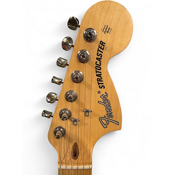 Used Fender American Performer Stratocaster SSS SATIN LAKE PLACID BLUE Solid Body Electric Guitar