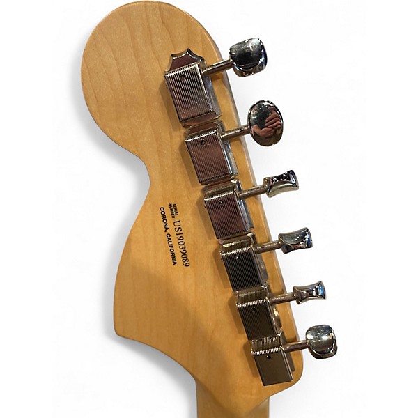 Used Fender American Performer Stratocaster SSS SATIN LAKE PLACID BLUE Solid Body Electric Guitar