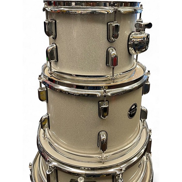 Used PDP by DW 5 Piece Centerstage Diamond White Drum Kit