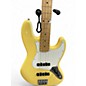 Used Fender Player Jazz Bass Yellow Electric Bass Guitar