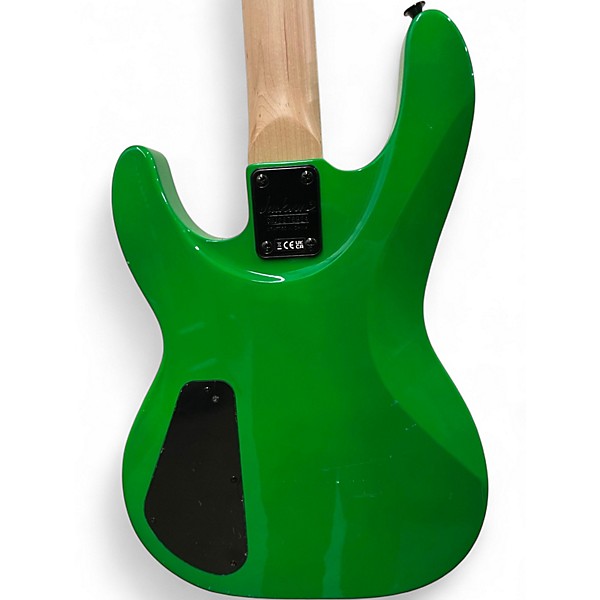 Used Jackson JS1M Concert Neon Green Electric Bass Guitar