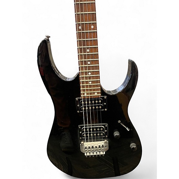 Used Ibanez RG120 Black Solid Body Electric Guitar