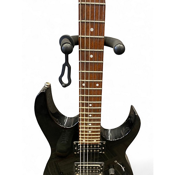 Used Ibanez RG120 Black Solid Body Electric Guitar