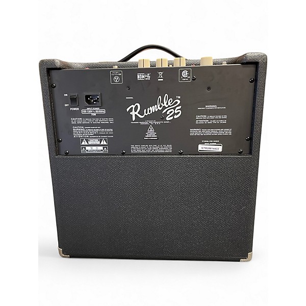Used Fender Rumble 25 25W 1x8 Bass Combo Amp