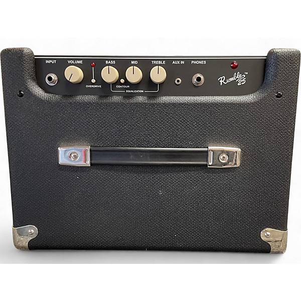 Used Fender Rumble 25 25W 1x8 Bass Combo Amp