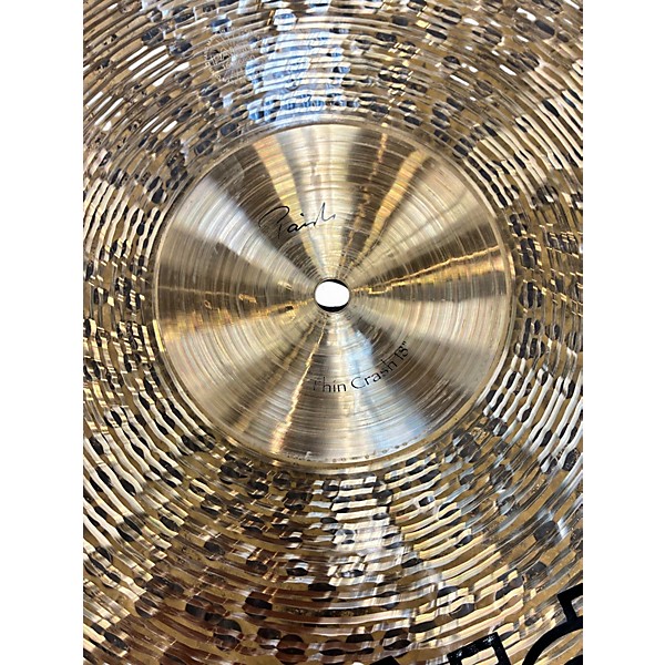 Used Paiste 18in Traditional Thin Crash Cymbal