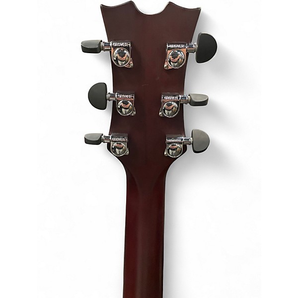 Used Dean EXQA RED BURST Acoustic Guitar