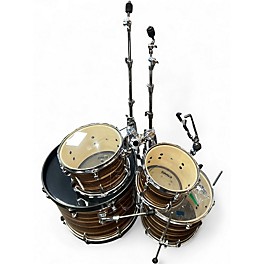 Used TAMA 4 Piece Imperialstar COFFEE TEAK WRAP Drum Kit