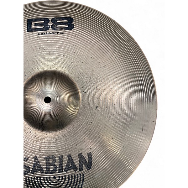 Used SABIAN 18in B8 Crash Ride Cymbal