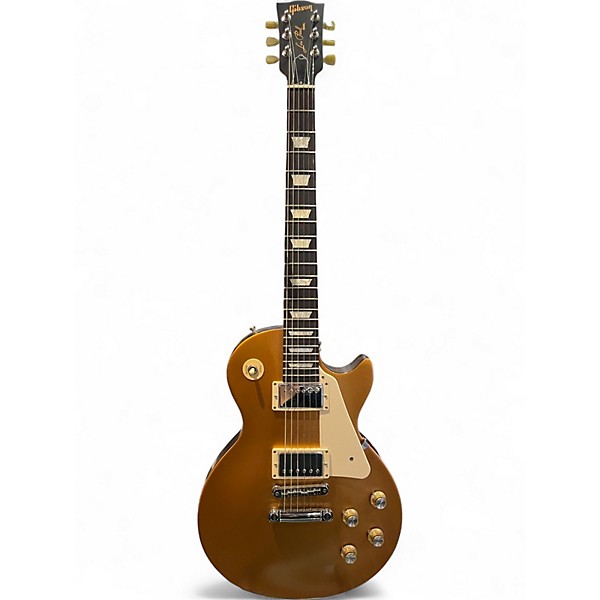 Used 2016 Gibson Les Paul Tribute Gold Top Solid Body Electric Guitar