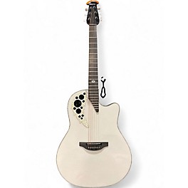 Used Ovation 2078ME Pearl Acoustic Electric Guitar