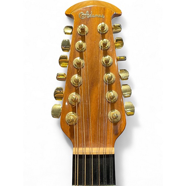 Used Ovation 1598-MEII Melissa Etheridge Signature Ruby Red Burst 12 String Acoustic Guitar