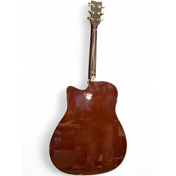 Used Yamaha FX335C Natural Acoustic Electric Guitar