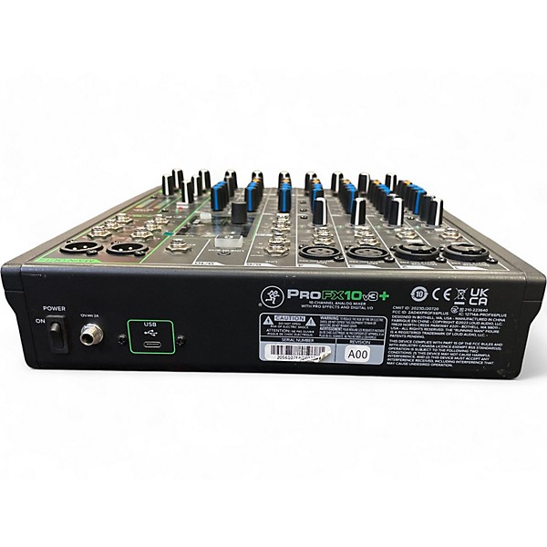 Used Mackie PROFX10 v3+ Unpowered Mixer