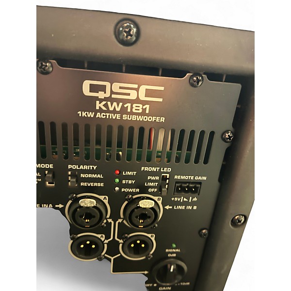 Used QSC KW181 1000W Powered Subwoofer