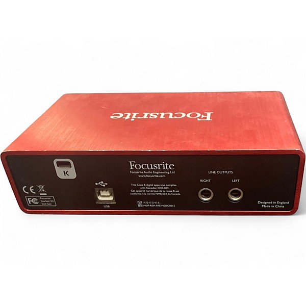 Used Focusrite Scarlett 2i2 Gen 2 Audio Interface