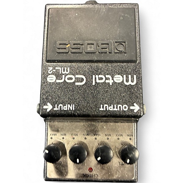 Used BOSS ML2 Metal Core Distortion Effect Pedal
