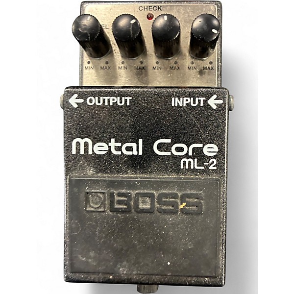 Used BOSS ML2 Metal Core Distortion Effect Pedal