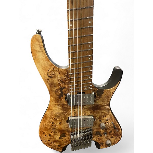 Used 2023 Ibanez QX527PB POPLAR BURL Solid Body Electric Guitar