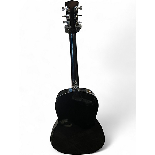 Used Rock Jam DREADNOUGHT Blue Burst Acoustic Guitar
