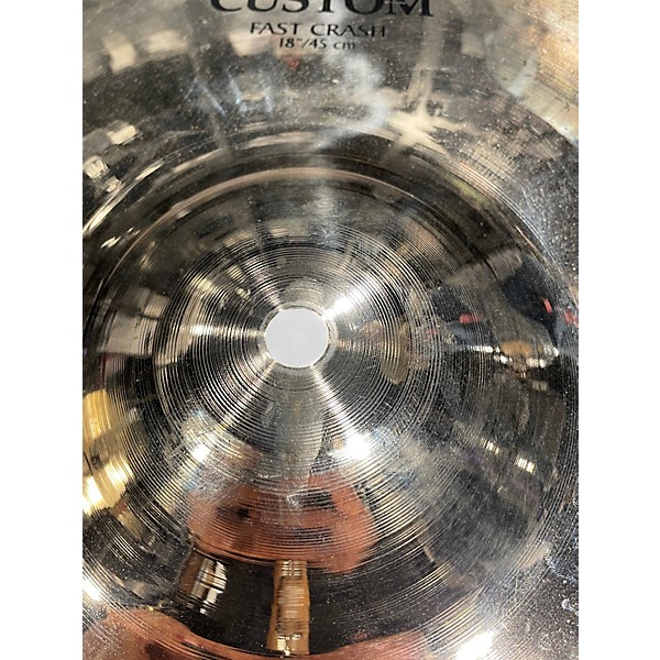 Used Zildjian 18in A Custom Fast Crash Cymbal