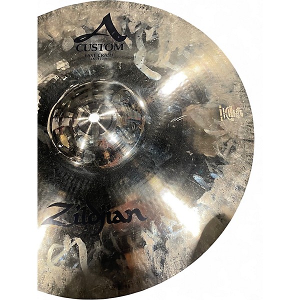 Used Zildjian 18in A Custom Fast Crash Cymbal