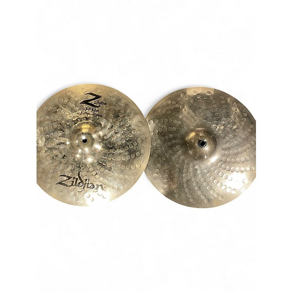 Used Zildjian 14in Z Custom Hi Hat Pair Cymbal