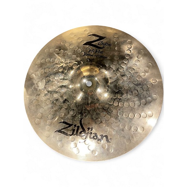 Used Zildjian 14in Z Custom Hi Hat Pair Cymbal