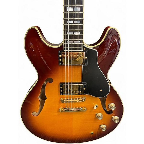 Used Yamaha SA2200 SUNBURST Hollow Body Electric Guitar