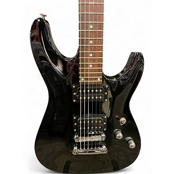 Used Schecter Guitar Research Omen 6 Black Solid Body Electric Guitar