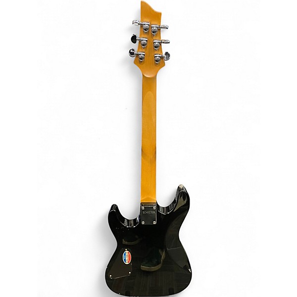 Used Schecter Guitar Research Omen 6 Black Solid Body Electric Guitar
