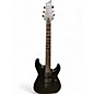 Used Schecter Guitar Research Damien 6 Satin Black Solid Body Electric Guitar thumbnail