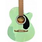 Used Fender FA135CE Concert surf green Acoustic Electric Guitar
