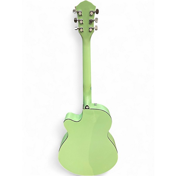 Used Fender FA135CE Concert surf green Acoustic Electric Guitar