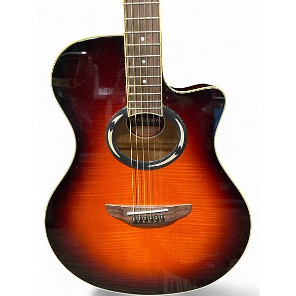 Used Yamaha APX500II 2 Tone Sunburst Acoustic Electric Guitar