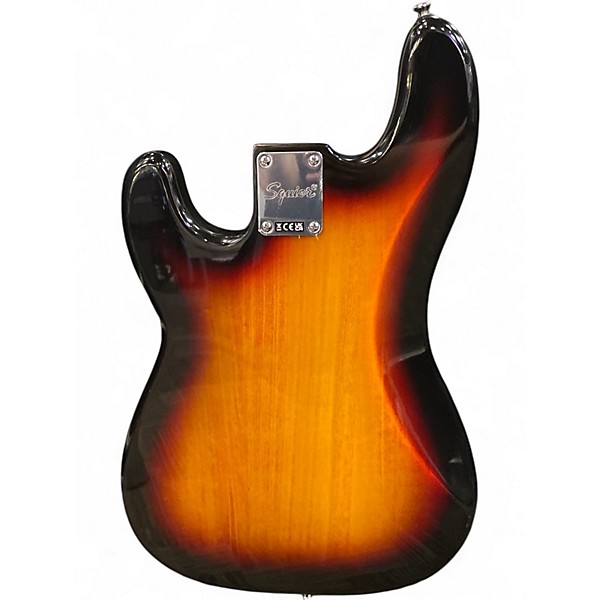 Used Squier Affinity PJ Bass 3 Color Sunburst Electric Bass Guitar