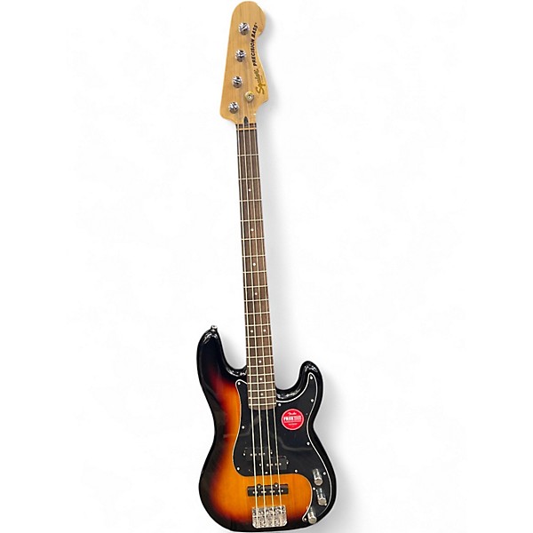Used Squier Affinity PJ Bass 3 Color Sunburst Electric Bass Guitar