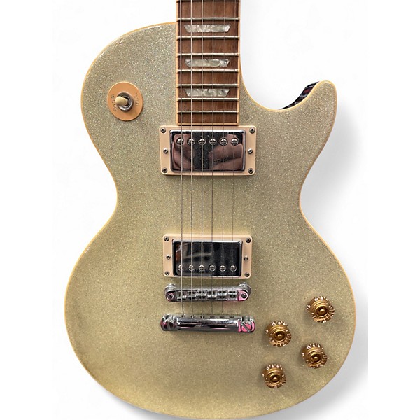 Used 2000 Gibson Les Paul Standard Silver Sparkle Solid Body Electric Guitar