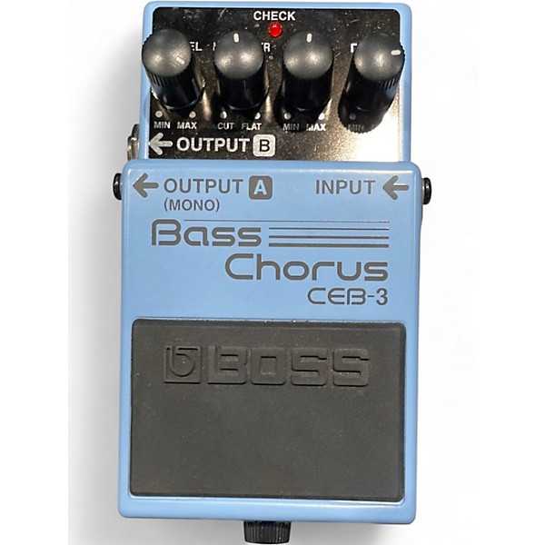 Used BOSS CEB3 Bass Chorus Bass Effect Pedal